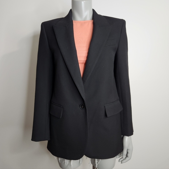 SOLD 🌟Aritzia Wilfred Black Generation Softly Structured Relaxed Blazer Size XS - Picture 2 of 16